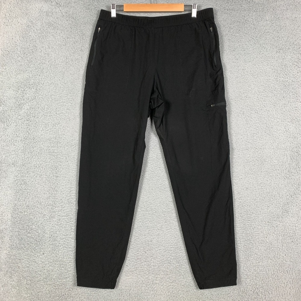 Proof Jogger Pants Men's XL Black Stretch Polyester Lined Performance Huckberry‎